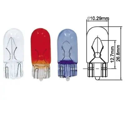 AMPUL DİPSİZ [12V. T10 5W. BÜYÜK]