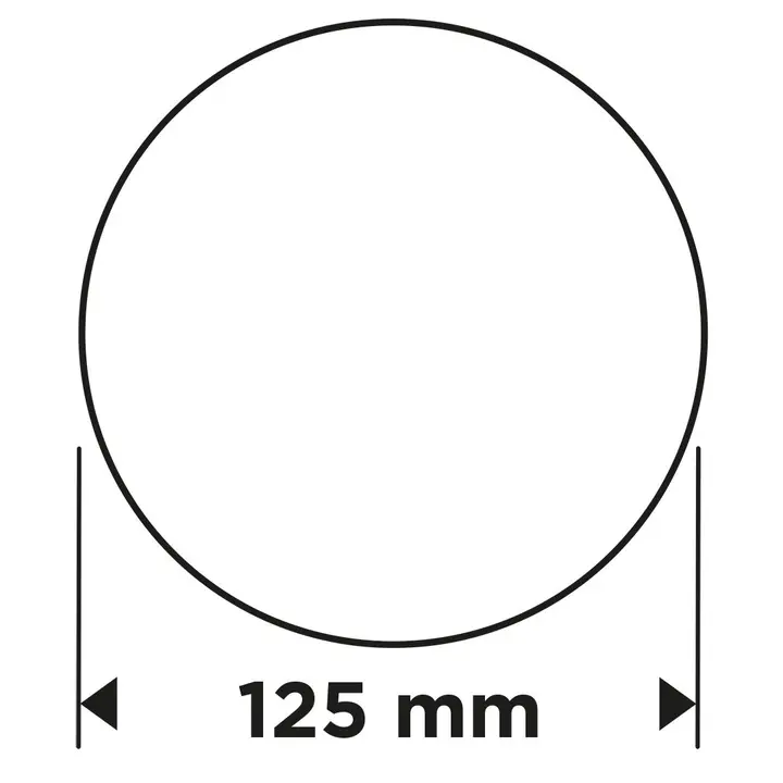 Cırt bantlı zımpara diskleri 125 mm, P150, 5 adet, deliksiz