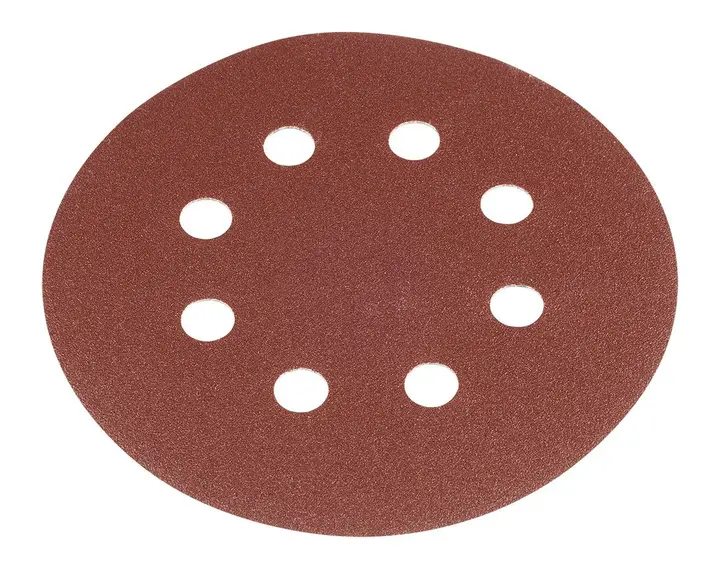 Cırt bantlı zımpara diskleri 125 mm, P150, 5 adet, 8 delikli